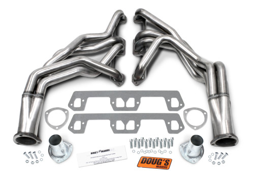 Dougs Headers & Manifolds #D453-SS - Doug's 304 Stainless Long Tube Header 68-74 Various Mopar 273-360 LA Motor 1 5/8" Primary 3" Collector D453-SS