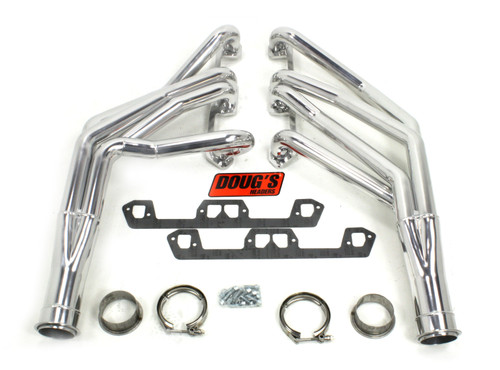 Dougs Headers & Manifolds #D454 - Doug's Long Tube Header 63-66 Mopar A Body 283-360 with Reilly Motorsports Coil Over suspension 1 3/4" Primary