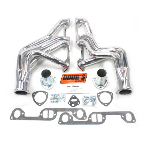 Dougs Headers & Manifolds #D569 - Doug's Long Tube Header 67-69 Firebird 326-455 1 3/4" Primary 3" Collector Silver Ceramic Coated D569