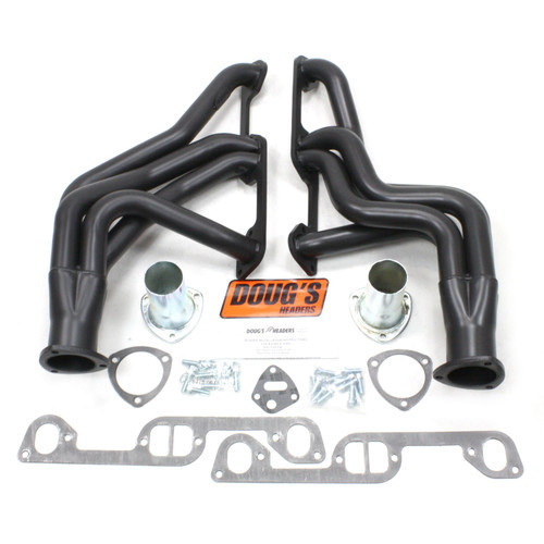 Dougs Headers & Manifolds #D569-B - Doug's Long Tube Header 67-69 Firebird 326-455 1 3/4" Primary 3" Collector Black Hi Temp Coated D569-B