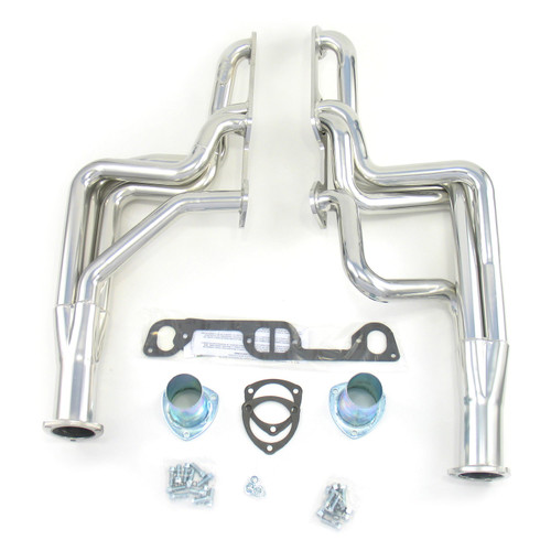 Dougs Headers & Manifolds #D590 - Doug's Long Tube Header 67-72 GTO 326-455 1 3/4" Primary 3" Collector Silver Ceramic Coated D590