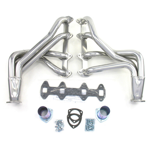 Dougs Headers & Manifolds #D603 - Doug's Long Tube Header 65-76 F-100 352-390 FE Motor 1 3/4" Primary 2" Collector Silver Ceramic Coated D603