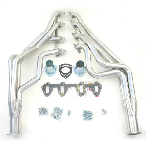 Dougs Headers & Manifolds #D626 - Doug's Long Tube Header 67-70 Mustang 390-428 FE Motor 1 3/4" Primary 3" Collector Silver CeramicCoated D626