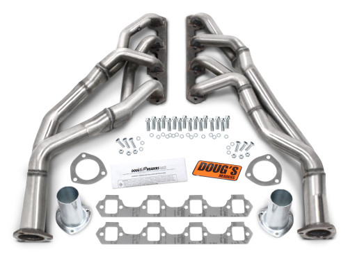 Dougs Headers & Manifolds #D660YS-SS - Doug's 304 Stainless Tri Y Header 60-65 Falcon 260-302 SBF Standard Trans 1 5/8-2" Primary 2 1/2" Collecto