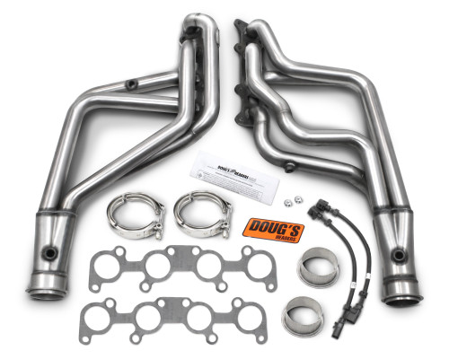 Dougs Headers & Manifolds #D6652-SS - Doug's 304 Stainless Long Tube Header 65-73 Ford 5.0L Coyote Engine Swap 1 3/4" Primary 3" Collector D6652-SS