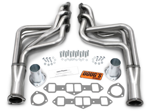 Dougs Headers & Manifolds #D741-SS - Doug's 304 Stainless Long Tube Header 65-74 Olds 400-455 Olds 1 3/4" Primary 3" Collector D741-SS