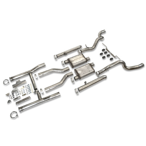 Dougs Exhaust Hardware #DES102 - Doug's Exhaust System 63-72 C-10 4.8-6.2L LS Engine Swap 3" 304 Stainless DES102