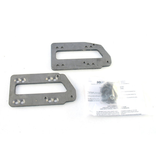 Dougs Exhaust Hardware #SK100 - Doug's Headers SK100 Motor Mount Adapter Plate Kit for LS1/LS6 GM engines into 67-81 Camaro 64-72 Chevelle