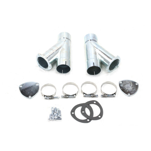 Patriot Exhaust Hardware #H1132 - Patriot Exhaust H1132 Exhaust Cut-Out Hookup Kit 3 Inch Pair