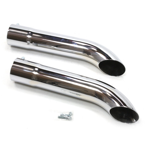 Patriot Catback #H3818 - Patriot Exhaust H3818 Side Tubes20" Turnout Muffler Chrome