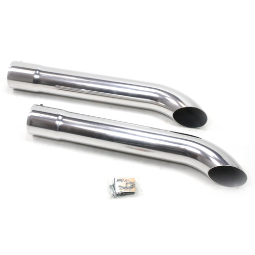 Patriot Catback #H3821-1 - Patriot Exhaust H3821-1 Side Tubes 26" Turnout Muffler Metallic Ceramic Coating