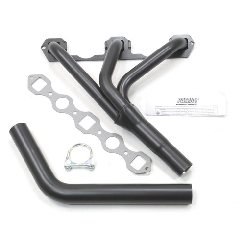 Patriot Headers & Manifolds #H4800 - Patriot Long Tube Header 62-74 MGB 1.6-1.8L 1 3/8" Primary 2" Collector Hi Temp Black Coated H4800