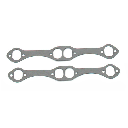 Patriot Exhaust Gaskets #H7585 - Patriot Standard Header Gasket Chevrolet Pair 265-400 SBC Oval Port H7585