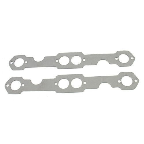 Patriot Exhaust Gaskets #H7586 - Patriot Standard Header Gasket Chevrolet Pair 265-400 SBC Round Port H7586