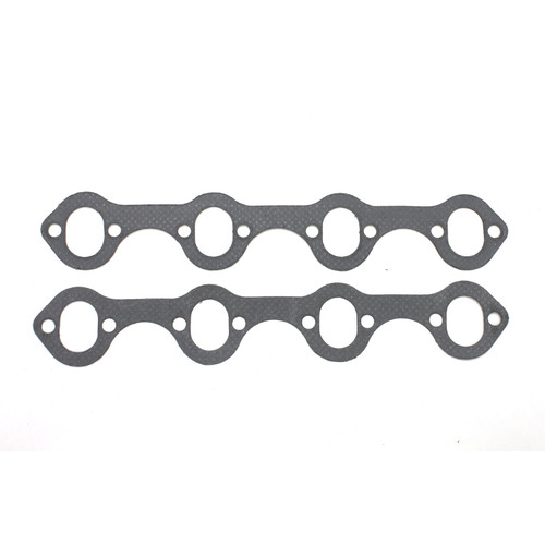 Patriot Exhaust Gaskets #H7590 - Patriot Standard Header Gasket Ford Pair 260-351W SBF 1 5/8 - 1 23/4 Oval Port H7590