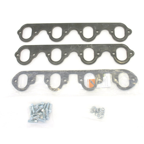Patriot Headers & Manifolds #H7850 - Patriot Exhaust H7850 Header Flange Pair Ford 429-460 Tube Diameter 2" Oval Port