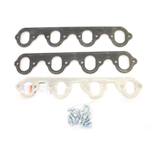 Patriot Headers & Manifolds #H7871 - Patriot Exhaust H7871 Header Flange Pair Ford 429-460 Tube Diameter 2" Oval Port