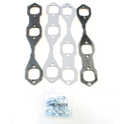 Patriot Headers & Manifolds #H7883 - Patriot Exhaust H7883 Header Flange Kit Chevrolet V6 4.3L 1 1/2" Square Port 5/16"