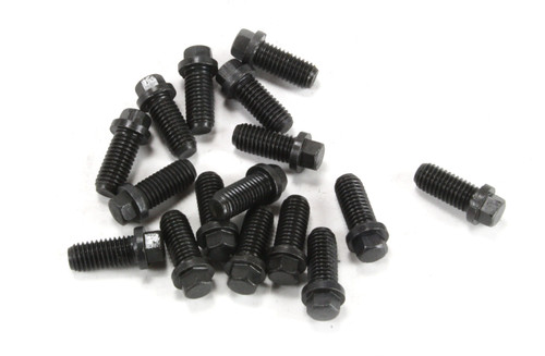Patriot Exhaust Headers & Manifolds #H7980 - Patriot Exhaust M10-1.50 x 22mm, 3/8” Head, black oxide plated header bolts, pack of 16, H7980