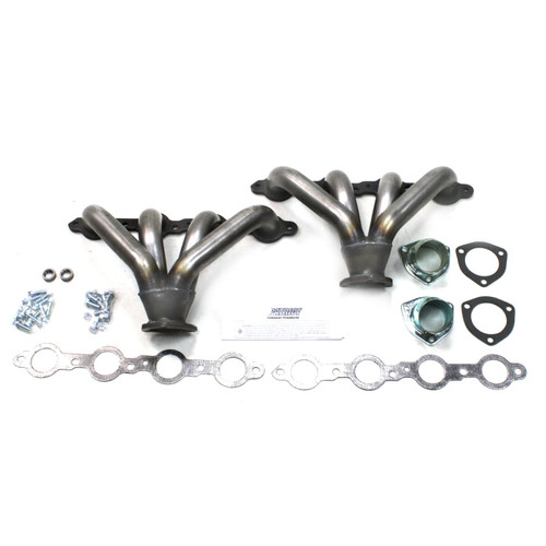 Patriot Headers & Manifolds #H8006 - Patriot Tight Tuck Header 08-67 Street Rod 4.8-6.2L LS 1 3/4" Primary 2 1/2" Collector Raw Steel H8006