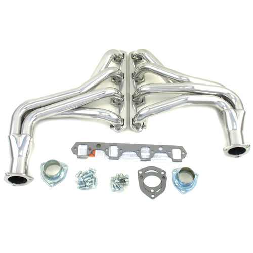 Patriot Headers & Manifolds #H8405-1 - Patriot Long Tube Header 65-79 Ford F-100/F-150 260-302 SBF 1 5/8" Primary 2 1/2" Collector Silver Ceramic