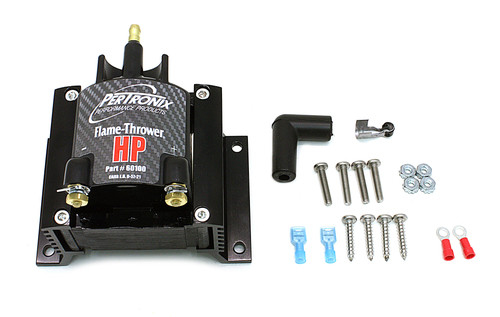 PerTronix Ignition Coils - Upgrade #60100 - Pertronix 60100 Flame-Thrower Hp Coil 45,000 Volt E-Core 0.2 Ohm