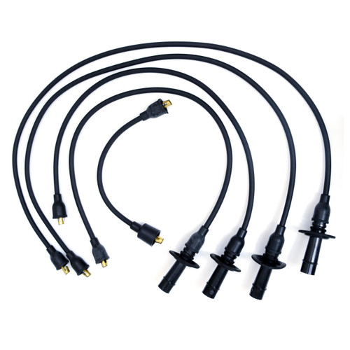 PerTronix Ignition #704101 - PerTronix 704101 Flame-Thrower Spark Plug Wires 4 cyl VW Custom Fit Black