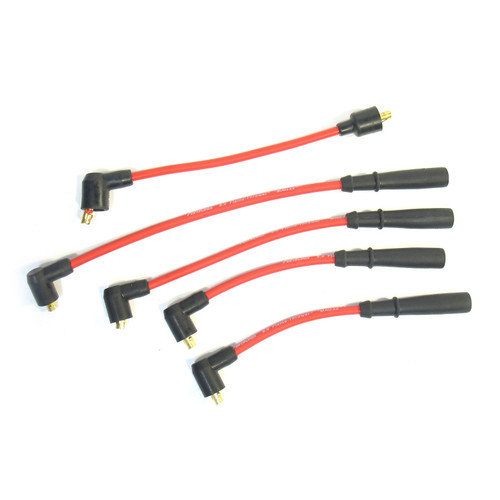PerTronix Ignition #804413 - PerTronix 804413 Flame-Thrower Spark Plug Wires 4 cyl 8mm Triumph Red