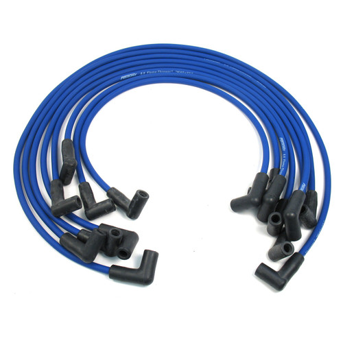 PerTronix Ignition #808311 - PerTronix 808311 Flame-Thrower Spark Plug Wires 8 cyl 8mm GM HEI Custom Fit Blue