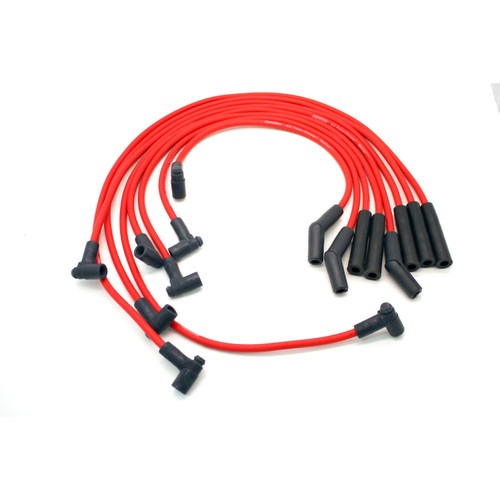 PerTronix Ignition #808403 - PerTronix 808403 Flame-Thrower Spark Plug Wires 8 cyl 8mm GM HEI Custom Fit Red