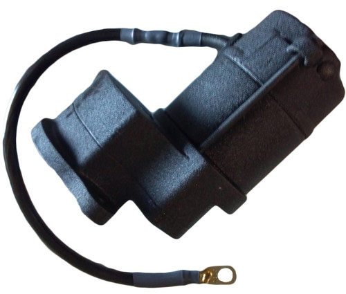 Spyke Engine Components #408410 - Spyke Starter, Black , 1980-'84 BT Solid Mount w/Rear Belt