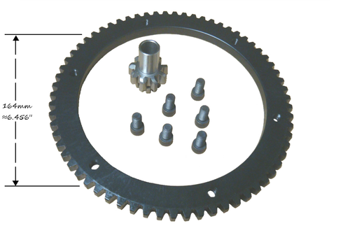 Spyke Engine Components #468040 - Spyke 9/66 Gear Set, 8620 Steel, Hardened, 94-'97 BT