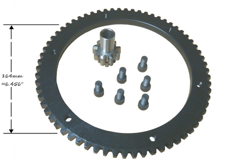 Spyke Engine Components #468040 - Spyke 9/66 Gear Set, 8620 Steel, Hardened, 94-'97 BT