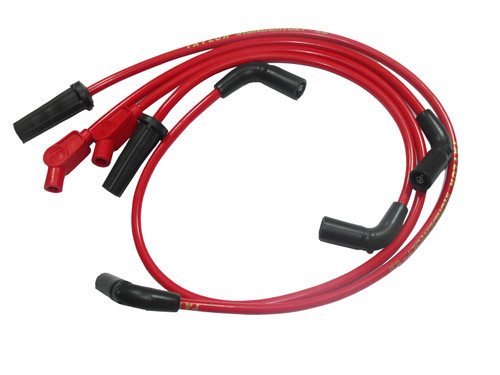 Taylor Ignition #10237 - Taylor Cable 10237 8mm Spiro-Pro red custom wire set HD Milwaukee 8 HD Motorcycle 135 degree/OE plug boots