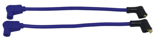 Taylor Ignition #10635 - Taylor Cable 10635 8mm Spiro-Pro blue 12in custom wire set HD Motorcycle 90 degree plug boots