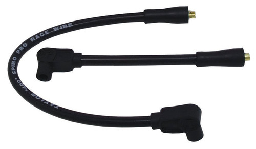 Taylor Ignition #13030 - Taylor Cable 13030 409 Spiro-Pro blk 16/7in custom wire set HD Motorcycle 90 Degree plug boots