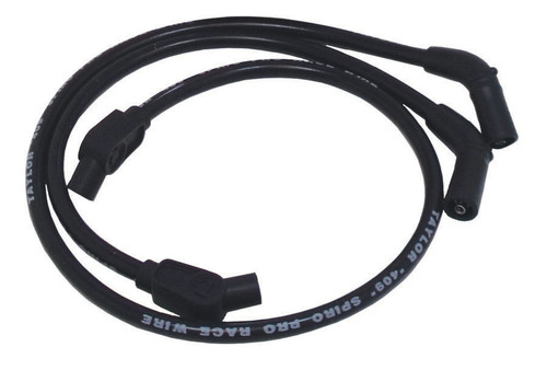 Taylor Ignition #13037 - Taylor Cable 13037 409 Spiro-Pro black custom wire set HD Milwaukee 8 HD Motorcycle 135 degree/OE plug boots