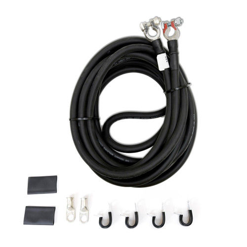 Taylor Wiring Harnesses #21542 - Taylor Cable 21542 1/0 ga black 20ft Battery Cable Kit