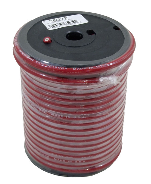 Taylor Ignition #35272 - Taylor Cable 35272 8mm Spiro-Pro 100 Ft. coil red