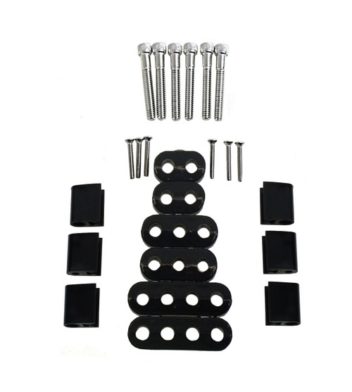 Taylor Tools #42500 - Taylor Cable 42500 7-8mm Horizontal Wire Loom Kit black