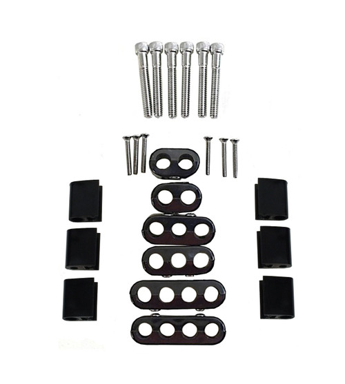 Taylor Tools #42502 - Taylor Cable 42502 7-8mm Vertical Wire Loom Kit black