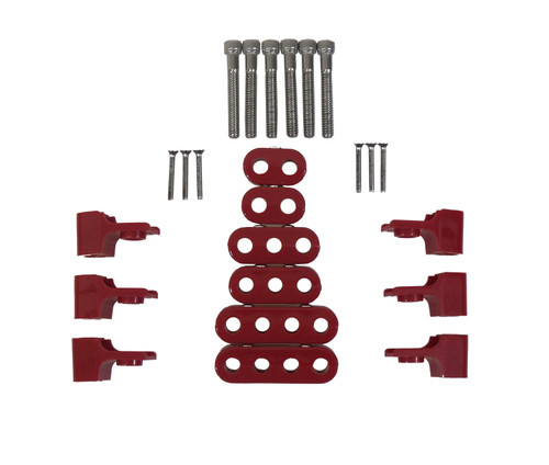 Taylor Tools #42520 - Taylor Cable 42520 7-8mm Horizontal Wire Loom Kit red