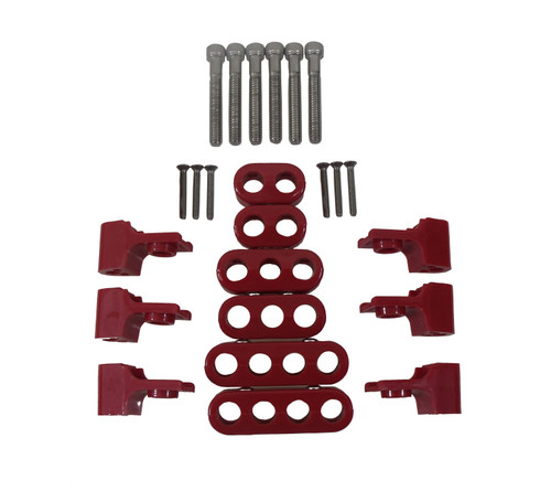 Taylor Tools #42521 - Taylor Cable 42521 10.4 Horizontal Wire Loom Kit red