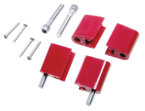 Taylor Tools #42725 - Taylor Cable 42725 Bracket, vertical red SBC & Most Chryslers 4/pk
