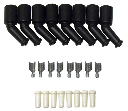 Taylor Tools #46069 - Taylor Cable 46069 LS/LT/Vortec Coil/Dist Boot/Terminal Kit 135 deg