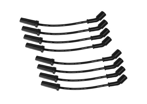 Taylor Ignition #53005 - Taylor Cable 53005 Streethunder custom 8 cyl LS 11.75 in black