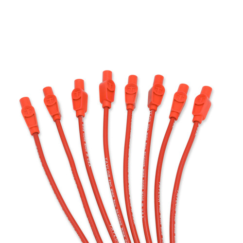 Taylor Ignition #70254 - Taylor Cable 70254 8mm Pro Wire TCW univ 8 cyl 180 red