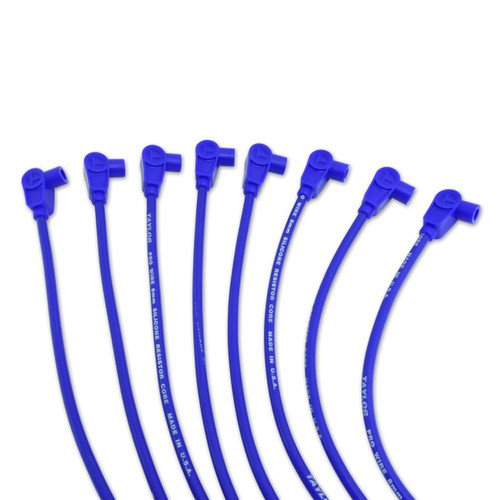 Taylor Ignition #70651 - Taylor Cable 70651 8mm Pro Wire RC univ 8 cyl 90 blue