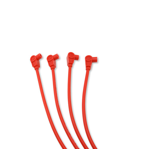 Taylor Ignition #72242 - Taylor Cable 72242 8mm Spiro-Pro custom 4 cyl red