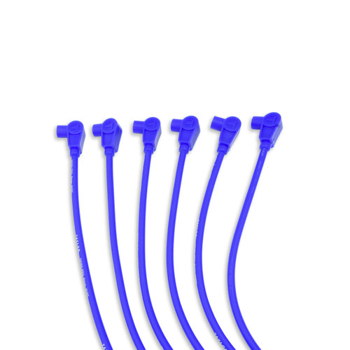 Taylor Ignition #72600 - Taylor Cable 72600 8mm Spiro-Pro custom 6 cyl blue